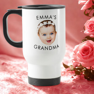 Aangepaste Baby Gezicht Mok Moeder Oma Opa Verjaar