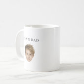 Aangepaste Baby Gezicht Vaders Dag Aangepaste Baby Koffiemok (Voorkant links)