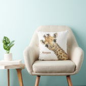 Aangepaste Baby Giraffe Kussen (Stoel)
