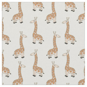 Aangepaste Baby Giraffe Stof Print voor Kinderen