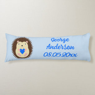 Aangepaste Baby Jongen Blauwe Hart Egel Lichaamskussen
