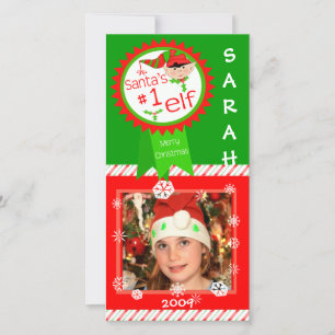 Aangepaste Baby / Kinder / Familie Kerstfotokaart Feestdagenkaart