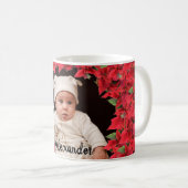 Aangepaste Baby/kindfoto Kerstmis Koffiemok (Voorkant rechts)