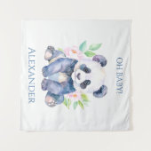 Aangepaste Baby Panda Wandkleed (Voorkant (horizontaal))