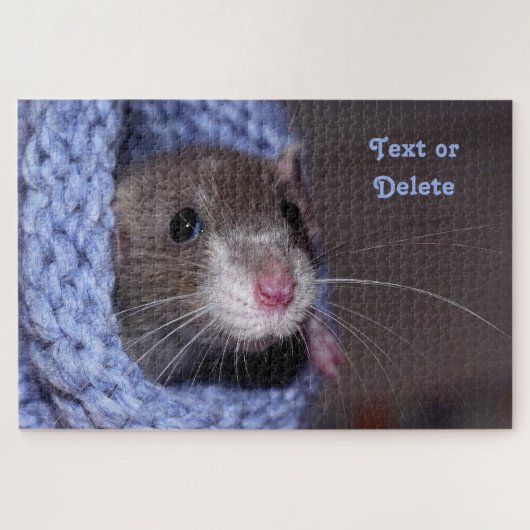 Aangepaste Baby Pet Rat Legpuzzel (Horizontaal)
