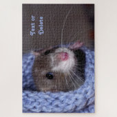 Aangepaste Baby Pet Rat Legpuzzel (Verticaal)