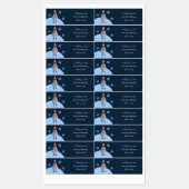 Aangepaste Baby Pinguïn Kerstmis Labels (Vel)