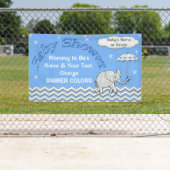Aangepaste Baby shower-banner voor jongens Spandoek (Insitu)