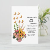 Aangepaste Baby shower Uitnodiging afdrukbare Sjab (Staand voorkant)