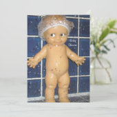 Aangepaste Baby shower-uitnodiging voor peuter of Kaart (Staand voorkant)