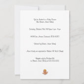Aangepaste Baby shower-uitnodiging voor peuter of Kaart (Achterkant)