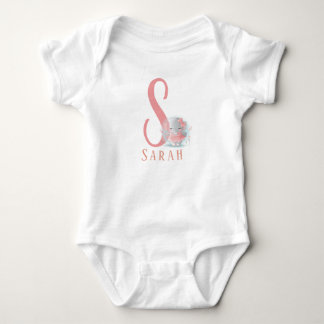 Aangepaste Baby voor Letter en Name Romper