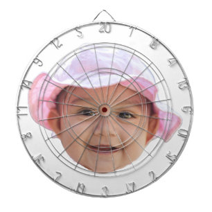 Aangepaste babyfoto, babyfoto gezicht dartbord