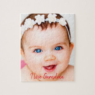 Aangepaste babyfoto legpuzzel