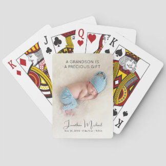 Aangepaste babyfoto pokerkaarten