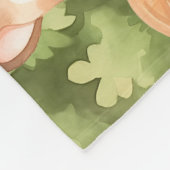 Aangepaste babyjongen fleece deken (Hoek)