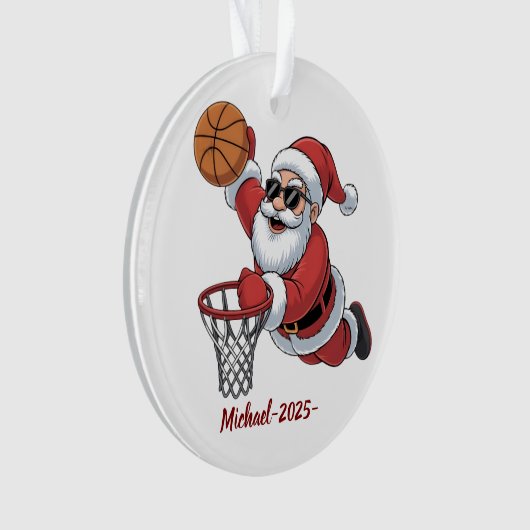 Aangepaste baby's eerste kerst bal, Baby 2025 Ornament (voorkant)