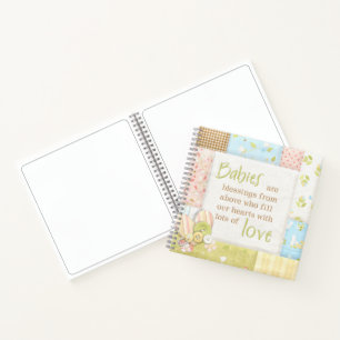 Aangepaste baby's zijn een zegen geheugen notitieboek