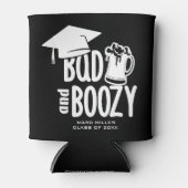 Aangepaste Bad & Boozy Gepersonaliseerde Afstudeer Blikjeskoeler (Voorkant)