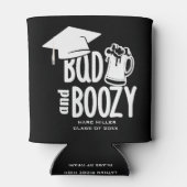 Aangepaste Bad & Boozy Gepersonaliseerde Afstudeer Blikjeskoeler (Achterkant)