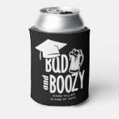 Aangepaste Bad & Boozy Gepersonaliseerde Afstudeer Blikjeskoeler (Blikje Achterkant)