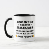 Aangepaste Badass Engineer Mok - Grappig Kantoor G (Links)