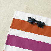 Aangepaste badhanddoek voor Stripes Pattern (In situ)