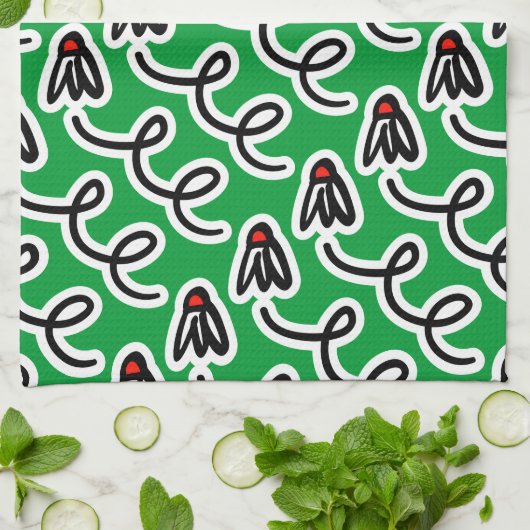 Aangepaste badminton handdoek | Ontwerp van sportt (Gevouwen)