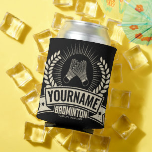 Aangepaste Badminton Player Name Racquet Sports Blikjeskoeler