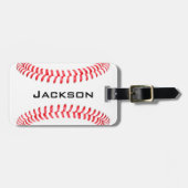 Aangepaste bagage labels voor honkbal (Voorkant horizontaal)
