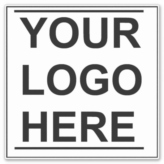 Aangepaste Bagage Logo | waterdichte vinylkoffer Sticker (Voorkant)