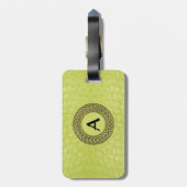 Aangepaste bagage voor orkest voor struisvogels bagagelabel (Achterkant verticaal)