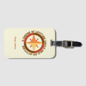 Aangepaste Bagagelabel Aangepaste naam backpacker (Voorkant (horizontaal))