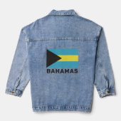 Aangepaste Bahama-markering voor tekst Denim Jacket (Achterkant)