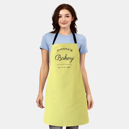 Aangepaste Bakery Apron Schort (Gedragen)