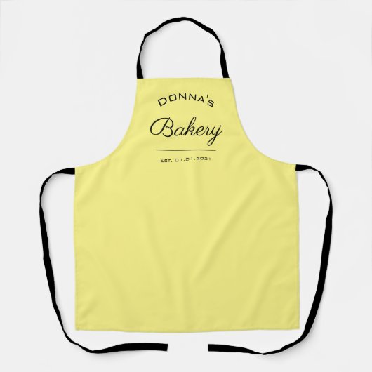 Aangepaste Bakery Apron Schort (Voorkant)