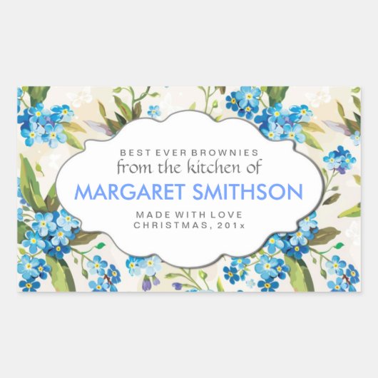 Aangepaste bakken, Jam, Inblikken Label (Voorkant)