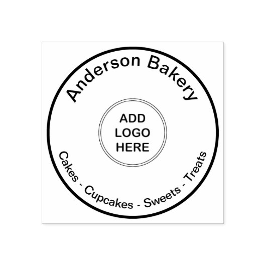 Aangepaste Bakkerij promotiestempel Rubberstempel (Afrduk)
