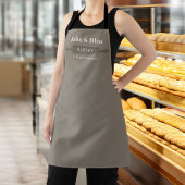 Aangepaste bakkerij schort