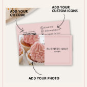 Aangepaste bakkerij visitekaartje