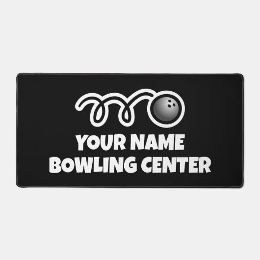 Aangepaste balie mat voor bowlingcentrum (Voorkant)