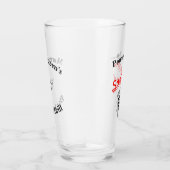 Aangepaste balk of balk met Sarcasm en Bier Glas (Rechts)