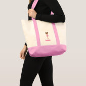 Aangepaste Ballerina Ballet Class Canvas tas (Voorkant (product))