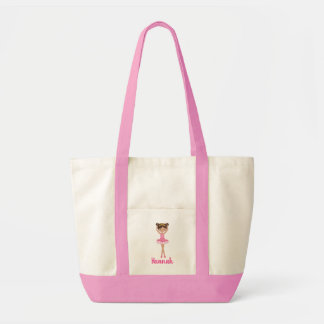 Aangepaste Ballerina Ballet Class Canvas tas