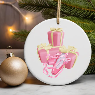Aangepaste Ballerina Danser, gepersonaliseerde poi Keramisch Ornament