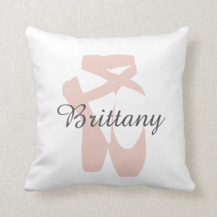 Aangepaste Ballet Slipper Ballerina Dans Centrum N Kussen