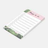 Aangepaste Bananenbladeren Post-it® Notes (Schuin)