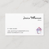 Aangepaste banketbakkerij visitekaartje (Achterkant)