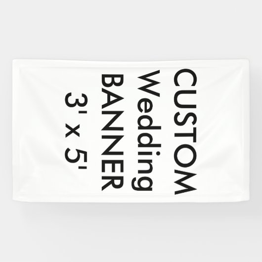 Aangepaste Banner 3' x 5' (Horizontaal)