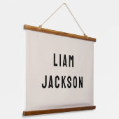 Aangepaste Banner Aangepaste Nursery Wall Art Hangend Wandkleed (Gebogen)